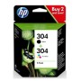 Pack 2 cartucho tinta hp 304