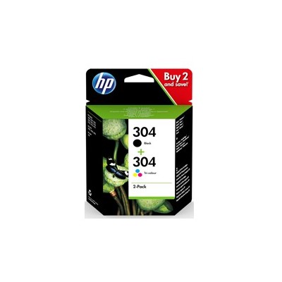 Pack 2 cartucho tinta hp 304