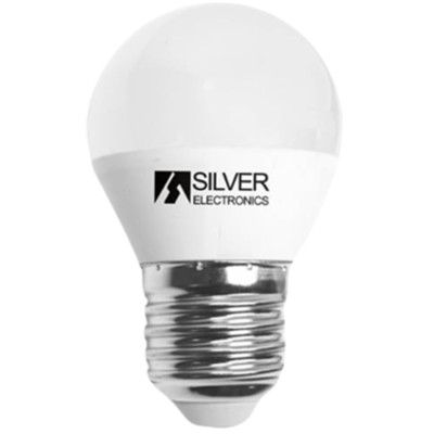 Bombilla led silver electronic esferica decorativa