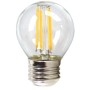 Bombilla led silver electronic filamento transparente