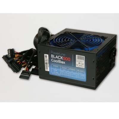 Fuente alimentacion coolbox powerline black 500 atx