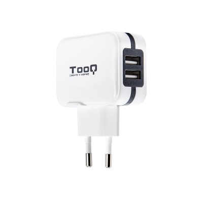 Cargador pared usb tooq tqwc 11s02wt 2xusb