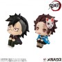 Pack 2 figuras Tanjiro Kamado and Genya Lookup Demon Slayer Kimetsu no Yaiba 11cm