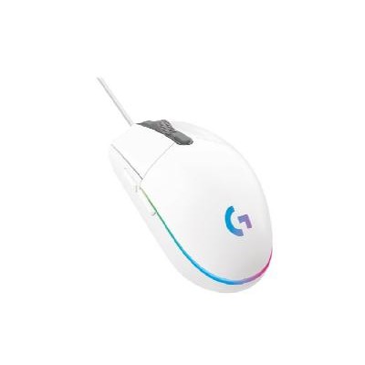 Mouse raton logitech g203 lightsync blanco