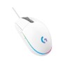 Mouse raton logitech g203 lightsync blanco