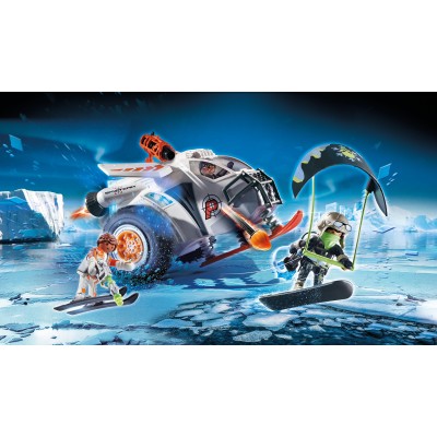 Playmobil espias spy team planeador nieve