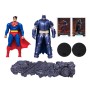 Figuras Superman + Armored Batman Multiverse DC Comics 18cm