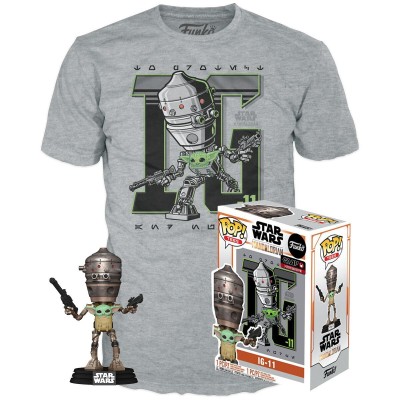 Set figura POP & Tee Star Wars IG-11 With the Child Exclusive