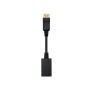 Adaptador displayport a hdmi nanocable macho hembra