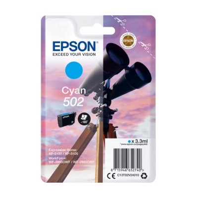 Cartucho tinta epson t02v240 502 cian