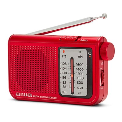 Radio portatil aiwa rs 55 rojo