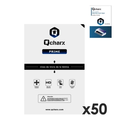 Laminas proteccion frontales qcharx hidrogelprime qx1