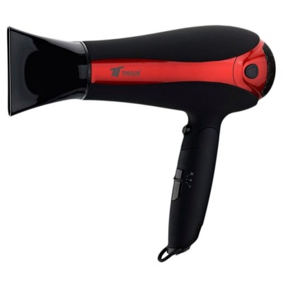 Secador pelo thulos th hd2000 negro rojo