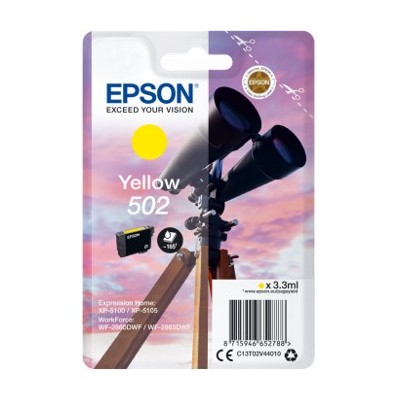 Cartucho tinta epson t02v440 502 amarillo