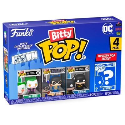 Blister 4 figuras Bitty POP DC Comics The Joker