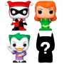 Blister 4 figuras Bitty POP DC Comics Harley Quinn