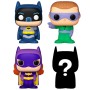 Blister 4 figuras Bitty POP DC Comics Batman Adam West