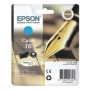 Cartucho tinta epson t162240 cian wf 2010