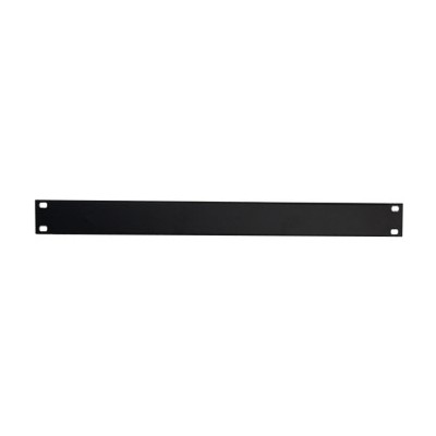 Panel solido wp 1u metalico negro