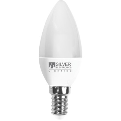 Bombilla led silver electronic vela decorativa