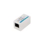 Adaptador lanberg cat5e utp rj45 hembra