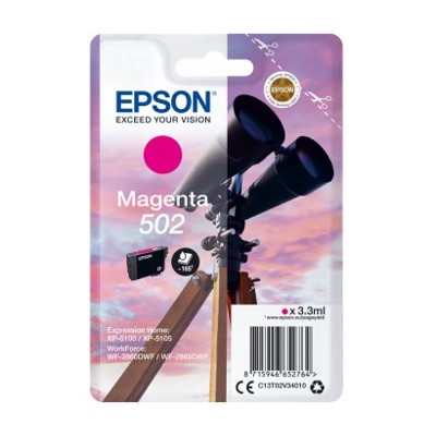 Cartucho tinta epson t02v340 502 magenta