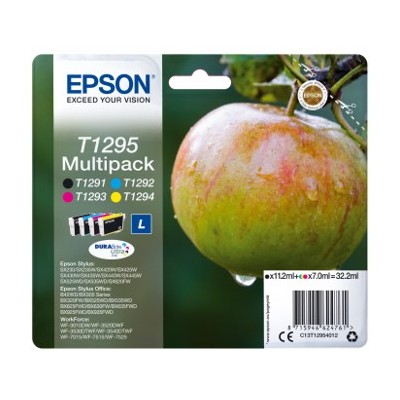 Multipack tinta epson c13t12954012 negro cian