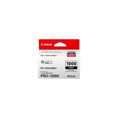 Cartucho canon pfi 1000 mbk negro mate