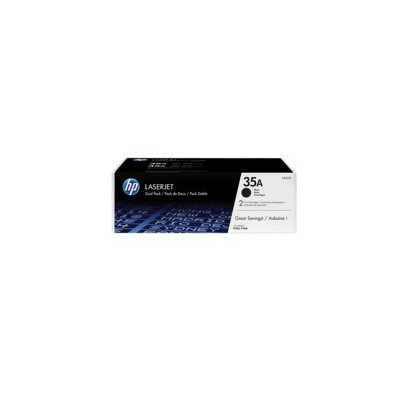 Toner hp cb435ad negro 35a pack