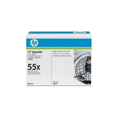 Toner hp 55x ce255x negro 12500