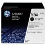 Toner hp 55x ce255xd negro 12500