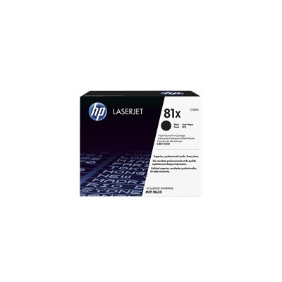 Toner hp cf281x negro nº 81x