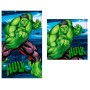 Set 2 toallas baño Hulk Marvel algodon