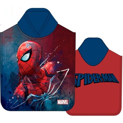 Poncho toalla Spiderman Marvel microfibra