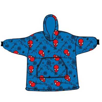 Bata sudadera oversize Spiderman Marvel coral infantil