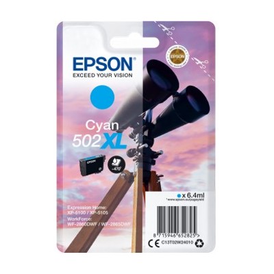 Cartucho tinta epson t02w240 502xl cian