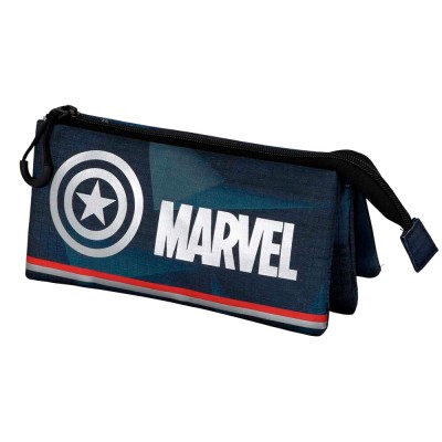 Portatodo Capitan America Marvel triple