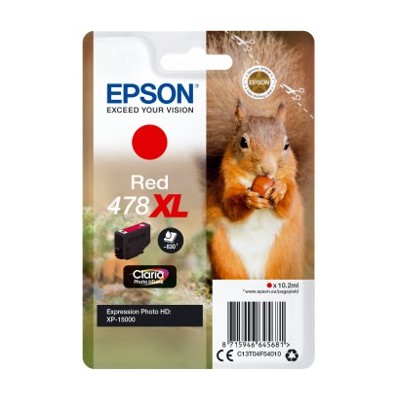 Cartucho tinta epson c13t04f54010 singlepack rojo