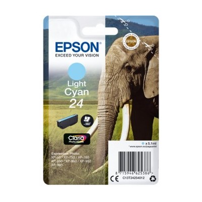 Cartucho tinta epson c13t24254012 cian claro