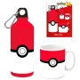 Set cantimplora aluminio + taza ceramica Pokemon