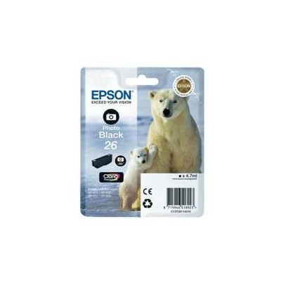 Cartucho tinta epson t261140 negro photo