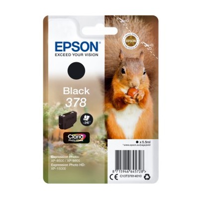 Cartucho tinta epson c13t37814010 singlepack negro