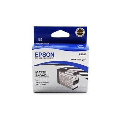 Cartucho tinta epson t5808 negro mate