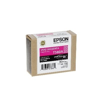 Cartucho tinta epson t580a magenta vivo