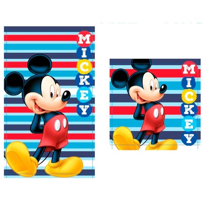 Set 2 toallas baño Mickey Disney algodon