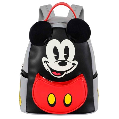 Mochila Heady Face Mickey Disney 29cm