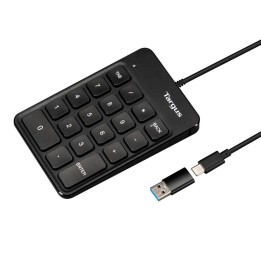 Teclado numerico targus akp13gl negro