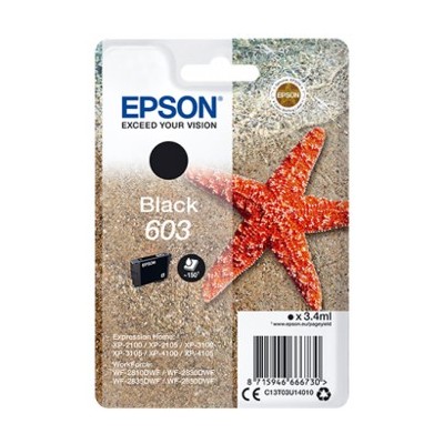 Cartucho tinta epson c13t03u14010 singlepack negro