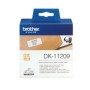 Etiquetas papel precortada brother dk11209 29