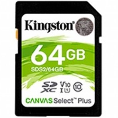 Memoria sdxc 64gb kingston canvas select